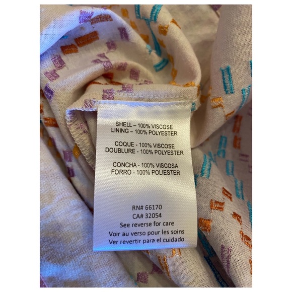 NWT Anthropologie Not So Serious Abstract Embroidered Dress  SZ Small - Picture 15 of 16